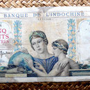 Indochina asiática francesa 500 francos 1939 anverso