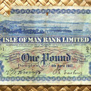 Isla de Man 1 pound 1957 anverso