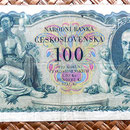Checoslovaquia 100 korun 1931 reverso