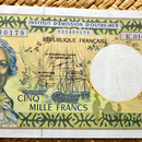Polinesia francesa 5000 francos 1996  anverso