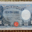 Italia 100 liras 1934 (184x120mm) pk.50c anverso