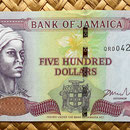 Jamaica 500 dollar 2008 anverso