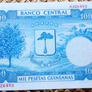 Guinea Ecuatorial 1000 pesetas 1969 reverso