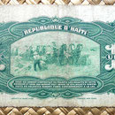 Haiti 1 gourde 1914 resello 1916 reverso