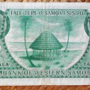 Western Samoa 1 tala 1967 reverso