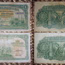 Angola 1 angolar 1942 vs. 1948 anversos-reversos