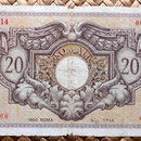 Somalia ocup. italiana 20 somalis 1950 reverso