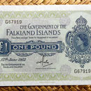 Islas Malvinas 1 libra 1982 anverso