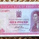 Rodesia 1 pound 1968 anverso