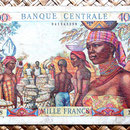 Equatorial African States 1000 francos 1963 anverso