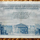 Escocia 20 pounds sterling -Commercial Bank of Scotland 1947 reverso
