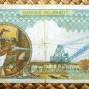 Marruecos 50 dirhans 1969 reverso