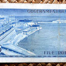 Malta 5 pounds 1961 reverso