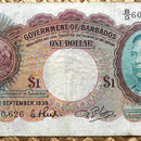 Barbados 1 dolar 1939 anverso