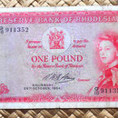 Rhodesia 1 pound 1964 anverso