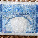 British Caribbean Territories 2 dollars 1954 reverso