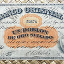 Uruguay 10 pesos 1 doblón 1867 anverso