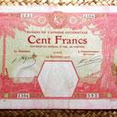 French West Africa -Dakar 100 francos 1926 anverso