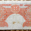 Jamaica 5 shillings 1940 reverso