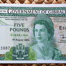 Gibraltar 5 pounds 1988 anverso
