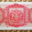 Islas Bermudas 10 shillings 1937 reverso
