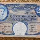 British East Africa 20 shillings 1961 anverso