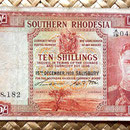 Southern Rhodesia 10 shillins 1939 anverso