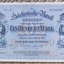 Alemania 100 marcos 1911 Sachsische Bank Dresden (160x102mm) pk.S952b anverso