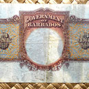 Barbados 1 dolar 1939 reverso