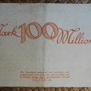 Alemania 100.000.000 marcos Amtshauptmannschaft Dresden Neustadt  sep-1923 (148x91mm) reverso