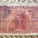 México, 5 pesos 1905 Banco Nacional de México reverso