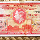 Islas Bermudas 10 shillings 1937 anverso