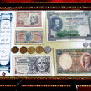 1 pta. 1953 Marqués de Sta. Cruz - 50 ctmos. 1937 - 5 ptas. 1947 Séneca - 100 ptas. 1925 Felipe II - 25 ptas. 1931 Vicente López - pesetas metal