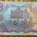 Escocia 20 pounds sterling -Bank Of Scotland 1993 reverso
