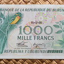 Burundi 1000 amafranga 1986 anverso