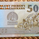 Madagascar 5000 ariary 1988 reverso