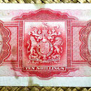 Bermuda 10 shillings 1937 reverso