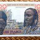 Senegal 100 francos 1961 anverso