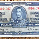 Canadá 20 dólares 1937 anverso