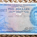 British Caribbean Territories 2 dollars 1954 anverso