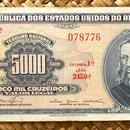 Brasil 5000 cruzeiros resellados 5 cruzeiros novos 1966 anverso