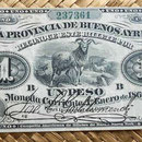 Argentina 1 peso 1869 Provincia de Buenos Aires