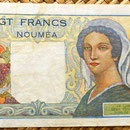 Nueva Caledonia 20 francos 1951 reverso