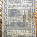 Asentamientos Pensylvania 14 shillings 1773 reverso