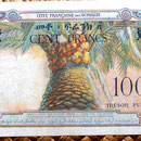 Yibuti ocup. francesa 100 francos 1952 -Tresor Public- reverso