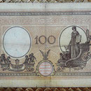 Italia 100 liras 1926 pk.39f reverso
