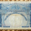 British Caribbean Territories 2 dolar 1958 reverso