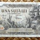 Rumania 100 leis 1947 anverso
