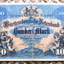 Alemania 100 marcos 1911 Wurttemberg Bank anverso