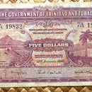 Trinidad y Tobago 5 dollar 1939 anverso